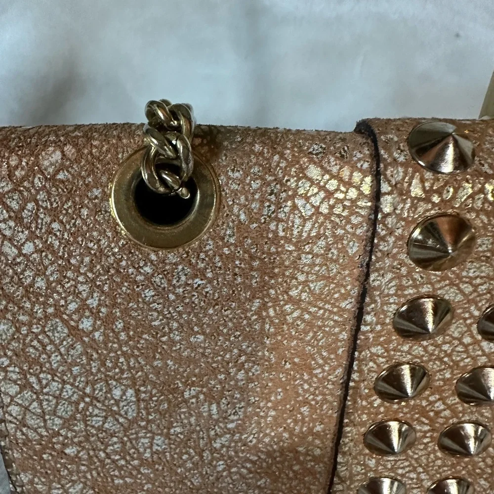 Cuir Rose metallic studded bag - Picture 9 of 11